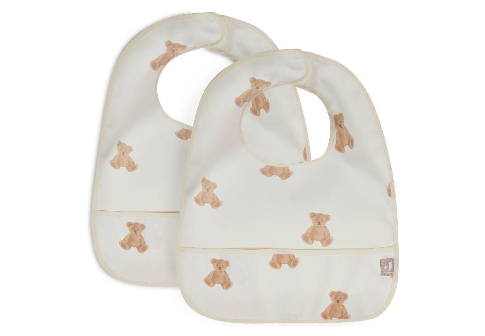 Jollein Lätzchen Wasserdicht Teddy Bear (2pack) Vatertagsangebot