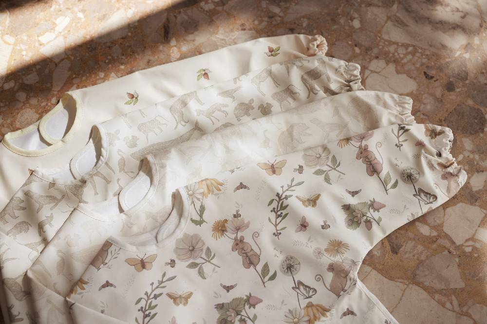 Jollein Lätzchen Wasserdicht mit Ärmeln Dreamy Mouse Top Angebot