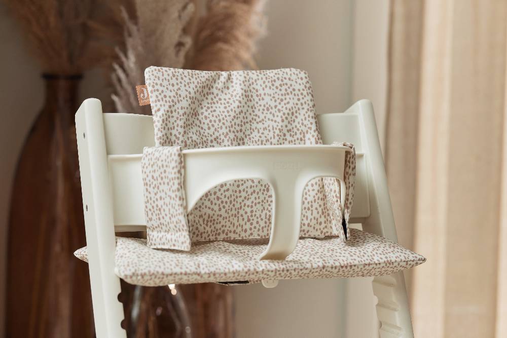 Jollein Sitzverkleinerer für Kinderhochstuhl Dotted Biscuit Neuheiten