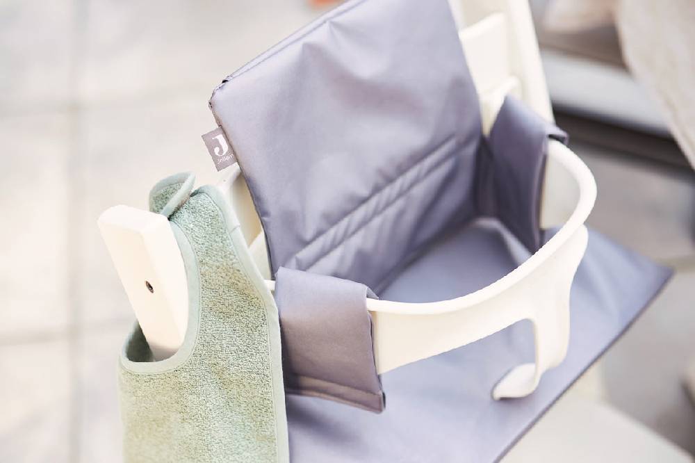 Jollein Sitzverkleinerer für Kinderhochstuhl Storm Grey Räumungsverkauf