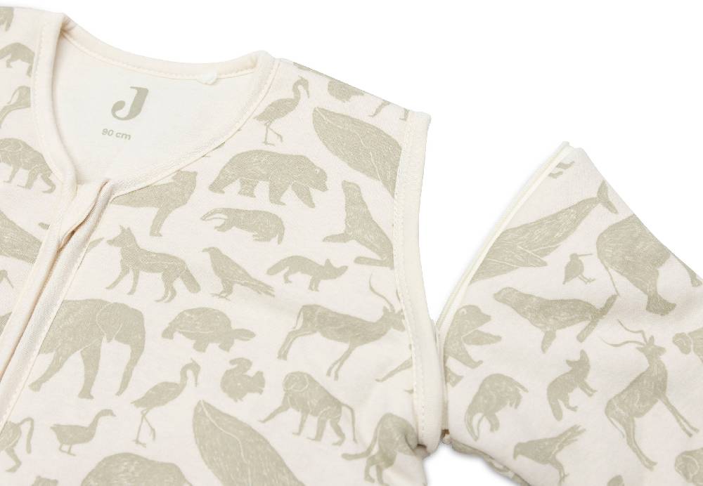 Jollein Schlafsack mit Abnehmbaren Ärmeln 90cm Animals Olive Green Bis zu 55% Rabatt