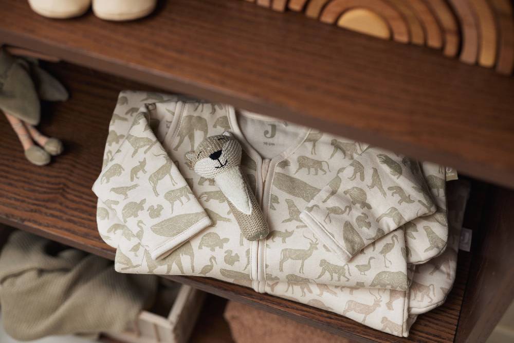 Jollein Schlafsack mit Abnehmbaren Ärmeln 90cm Animals Olive Green Bis zu 55% Rabatt