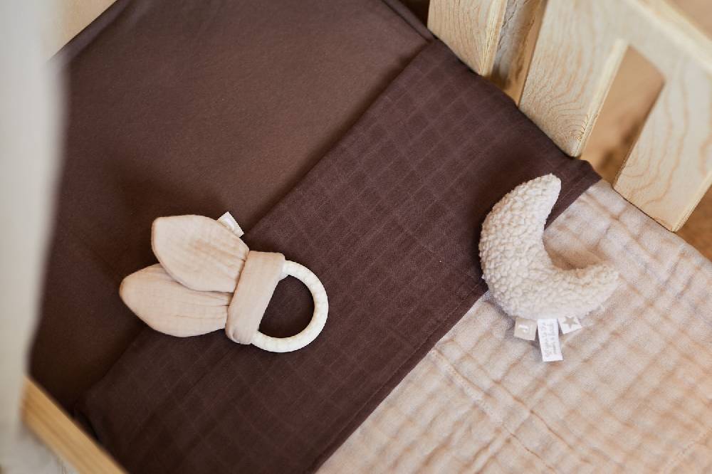 Jollein Spannbettlaken Jersey 40/50x80/90cm Chestnut Begrenzt auf 3 Tage