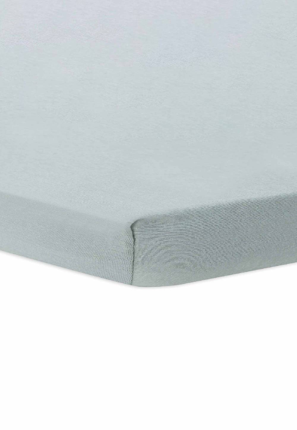 Jollein Spannbettlaken Laufgitter Jersey 75x95cm - Sea Green Rabatte dieses Monats