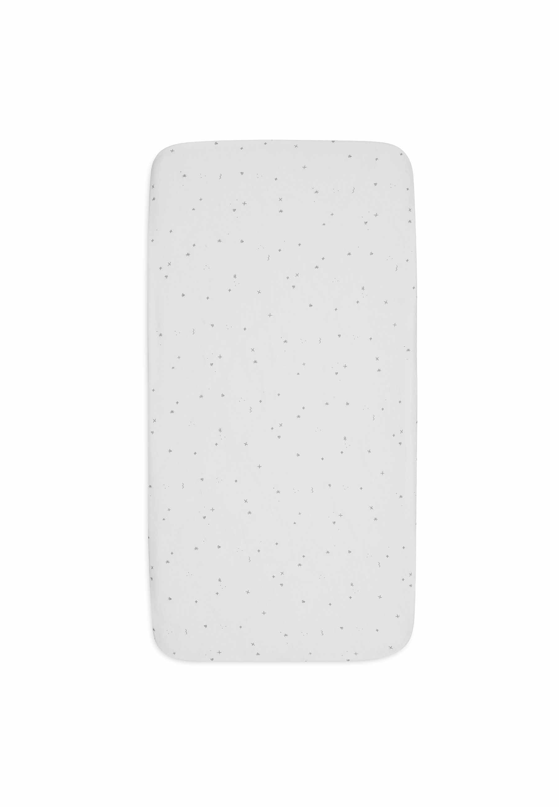 Jollein Spannbettlaken Jersey 40/50x80/90cm Twinkling - Sea Green Meist gekauft