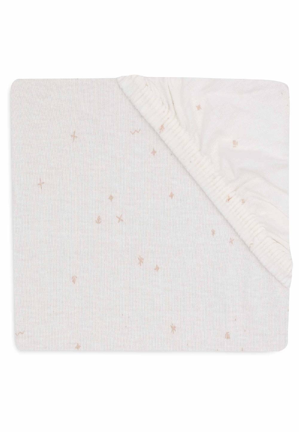 Jollein Spannbettlaken Jersey 40/50x80/90cm Twinkling - Wild Rose Blitzverkäufe