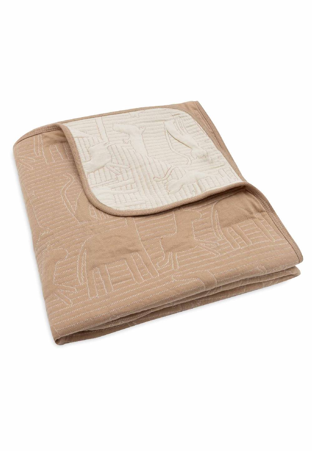Jollein Decke Kinderbett 100x150cm Jungle Jambo - Biscuit/Oatmeal Fabrik Onlineshop