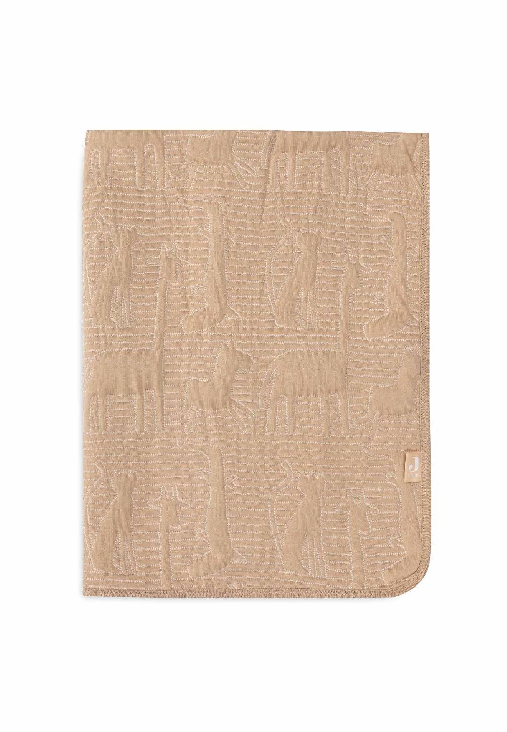 Jollein Decke Kinderbett 100x150cm Jungle Jambo - Biscuit/Oatmeal Fabrik Onlineshop