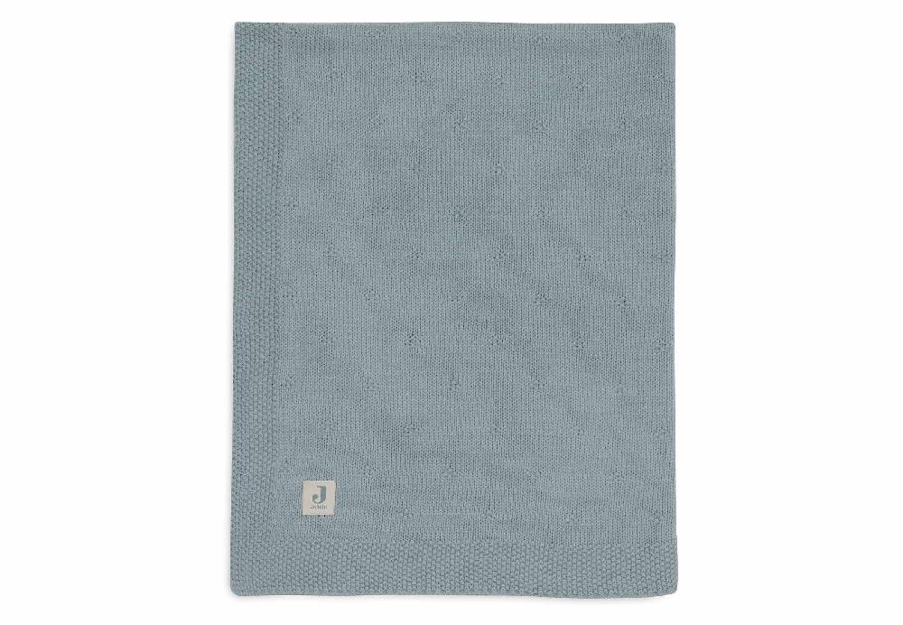 Jollein Decke Kinderbett 100x150cm Cosy Knit - Sea Green Sonderangebot