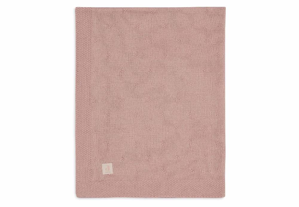 Jollein Decke Kinderbett 100x150cm Cosy Knit - Wild Rose Rabatt