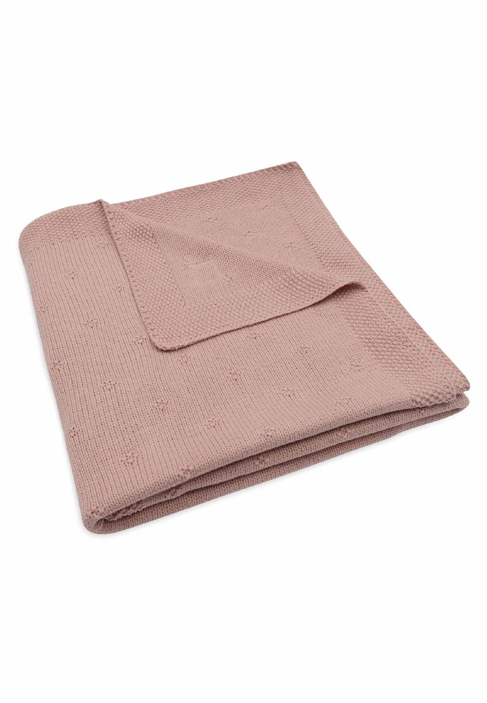 Jollein Decke Kinderbett 100x150cm Cosy Knit - Wild Rose Rabatt