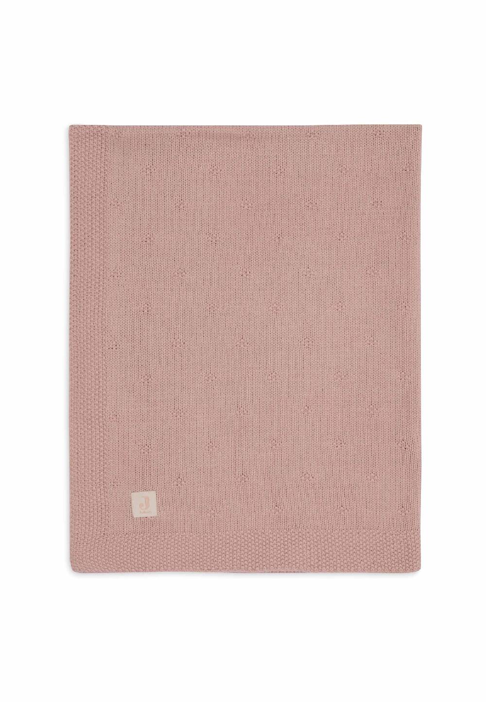 Jollein Decke Kinderbett 100x150cm Cosy Knit - Wild Rose Rabatt