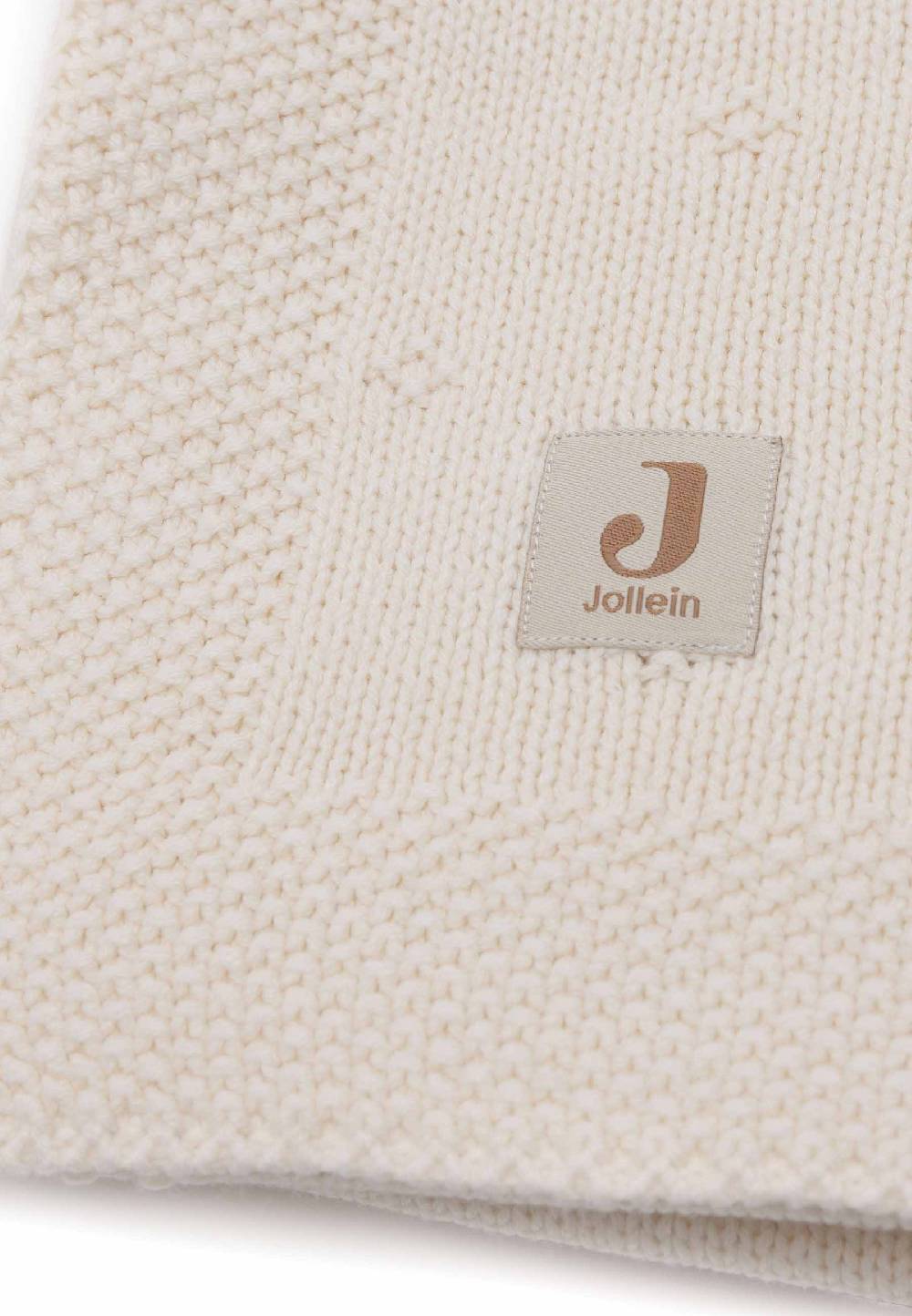 Jollein Decke Kinderbett 100x150cm Cosy Knit - Ivory Günstig kaufen