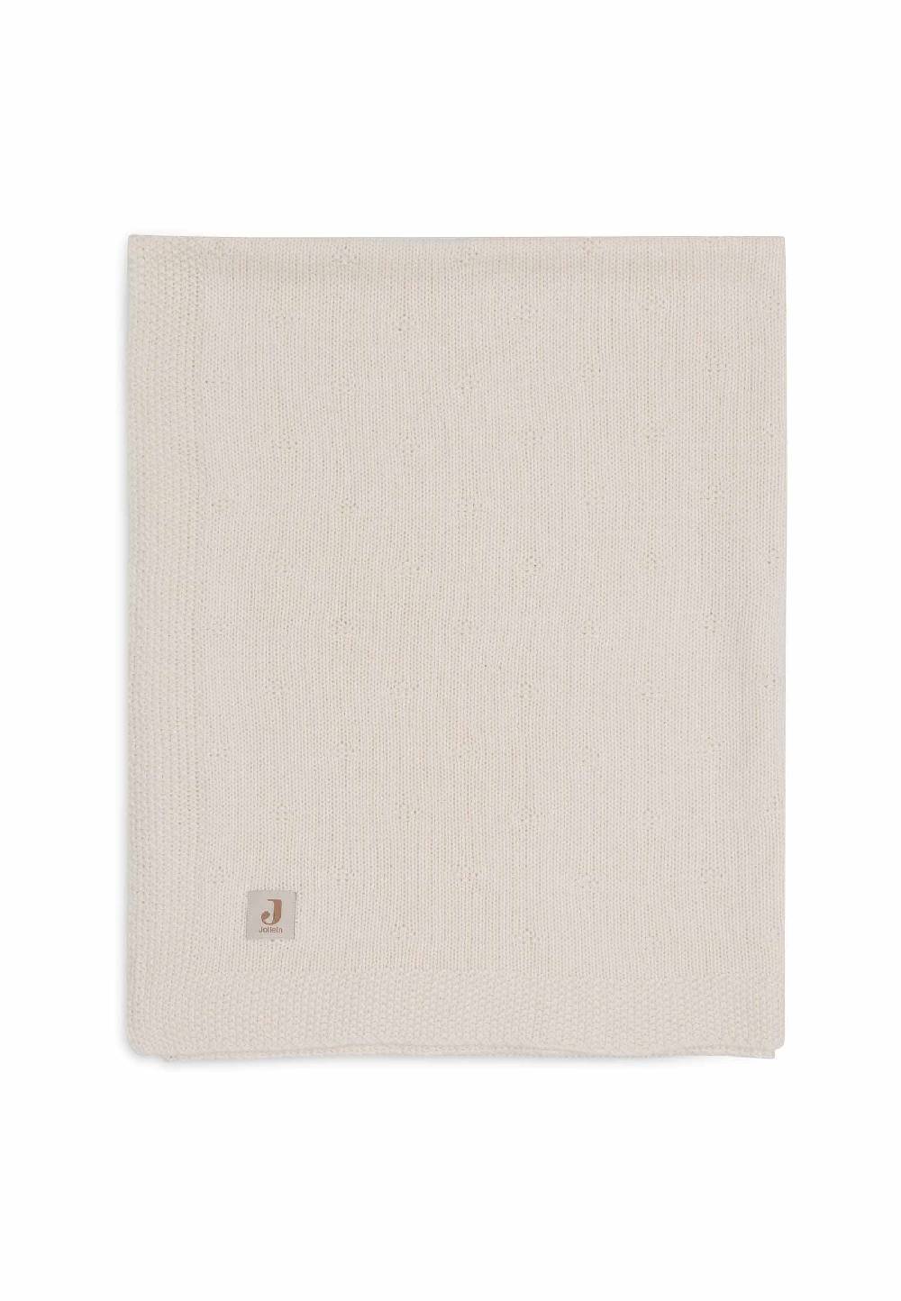 Jollein Decke Kinderbett 100x150cm Cosy Knit - Ivory Günstig kaufen