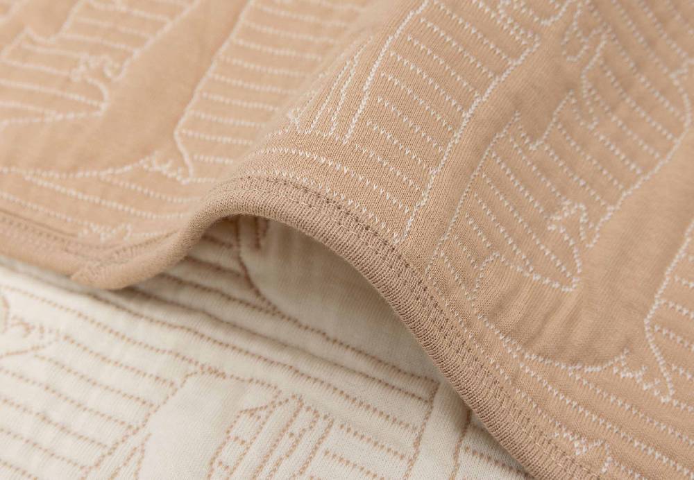 Jollein Decke Wiege 75x100cm Jungle Jambo - Biscuit/ Oatmeal Flash Sale