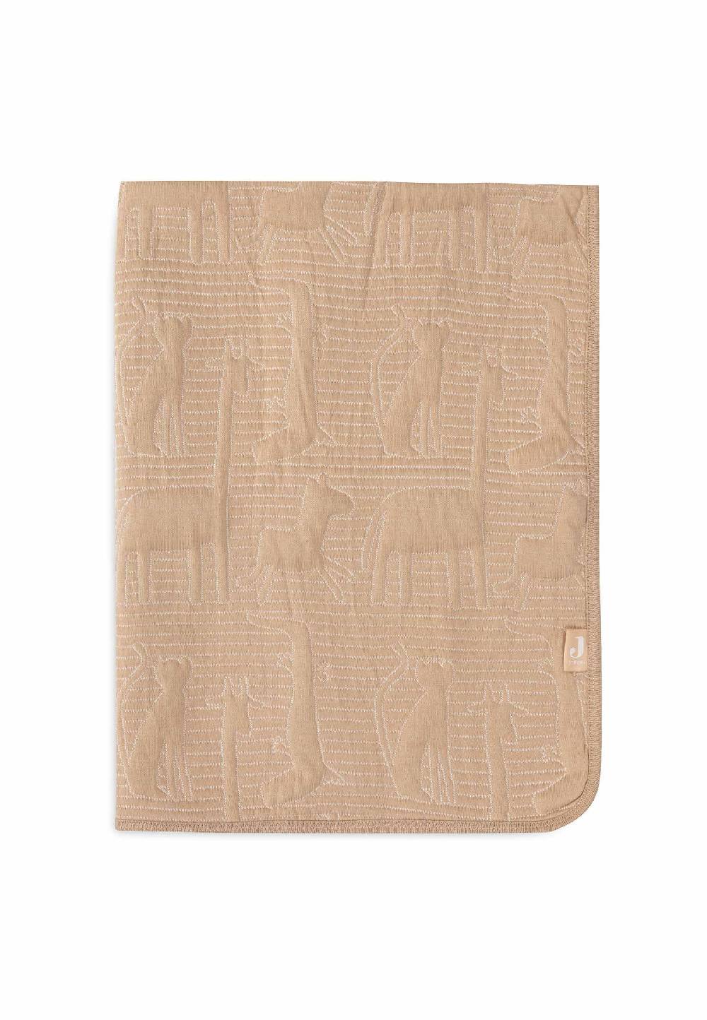 Jollein Decke Wiege 75x100cm Jungle Jambo - Biscuit/ Oatmeal Flash Sale