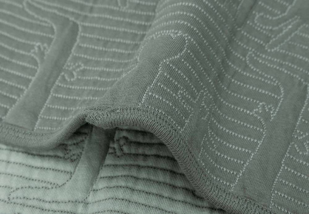 Jollein Decke Wiege 75x100cm Jungle Jambo - Ash Green/Laurel Begrenztes Angebot