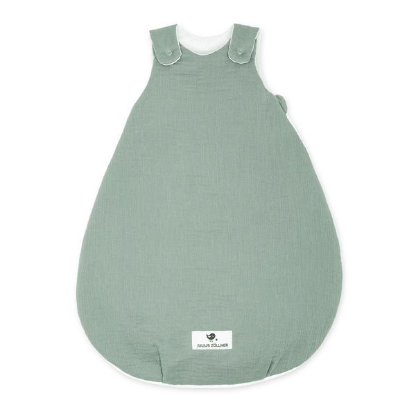 Julius Zöllner Musselin Babyschlafsack, Grün