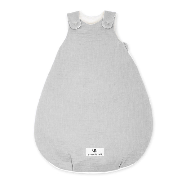 Julius Zöllner Musselin Babyschlafsack, Grau
