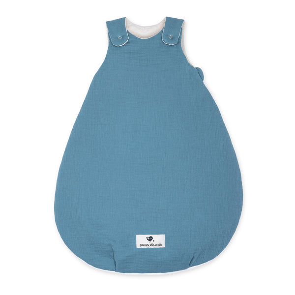 Julius Zöllner Musselin Babyschlafsack, Blau