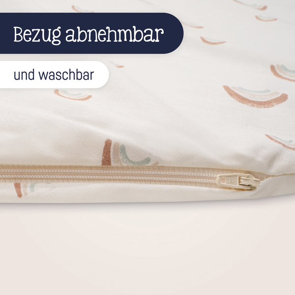 Julius Zöllner Stillkissen mit Knopf, Organic Rainbow Versandkostenfrei