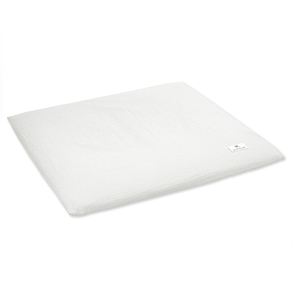 Julius Zöllner Bezug Wickelunterlage/2-Keil-Mulde aus Musselin, Ivory