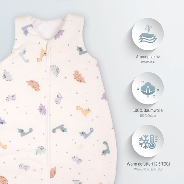 Julius Zöllner Jersey Schlafsack - Little Dinos Bis zu 55% Rabatt