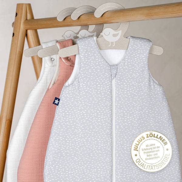 Julius Zöllner Jersey Schlafsack - Tiny Squares Grey Super Rabatt
