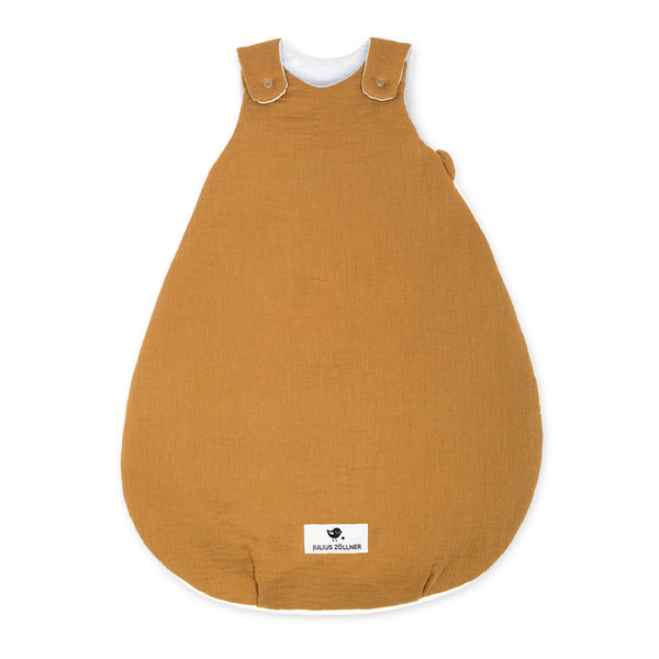 Julius Zöllner Musselin Babyschlafsack, Zimt