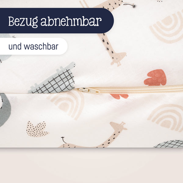 Julius Zöllner Stillkissen mit Knopf, Organic Wild Friends Limitierter Zeitrabatt