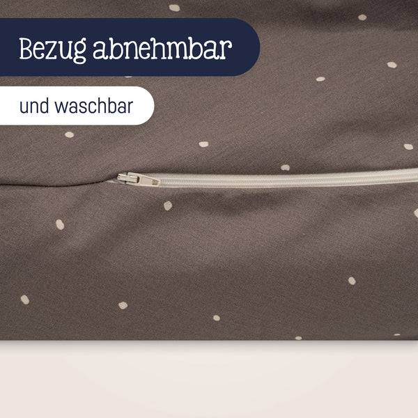 Julius Zöllner Stillkissen mit Knopf, Organic Wild Dots Black Friday