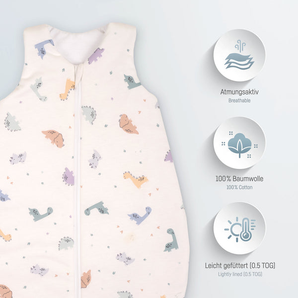 Julius Zöllner Jersey Sommerschlafsack - Little Dinos Im Verkauf