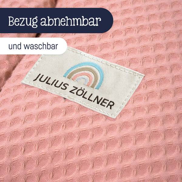 Julius Zöllner Stillkissen mit Knopf, Waffelpiqué Blush Großer Ausverkauf