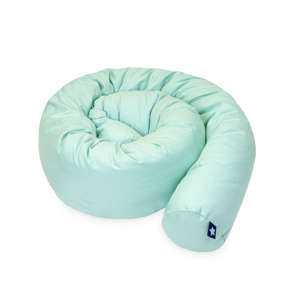 Julius Zöllner Bettschlange uni aqua mint