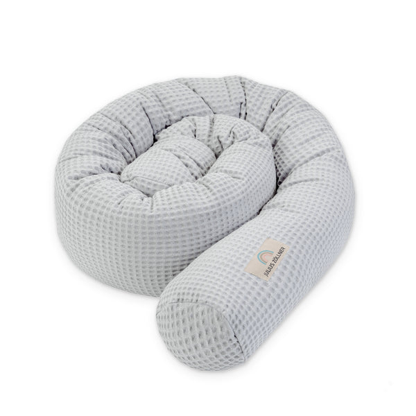 Julius Zöllner Bettschlange Waffelpiqué Light grey