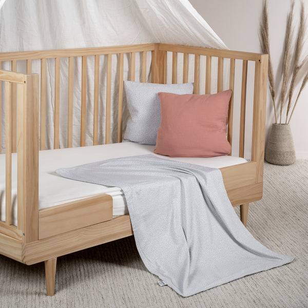 Julius Zöllner Jerseydecke, Tiny Squares Grey Blitzangebot