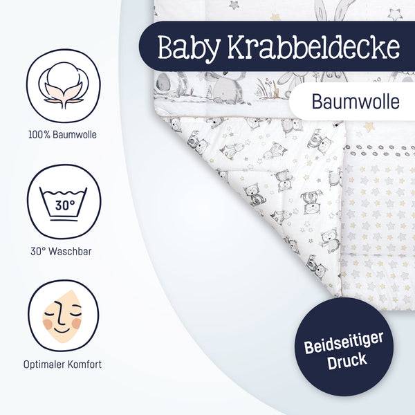 Julius Zöllner Krabbeldecke, Häschen & Eule Begrenzte Freigabe