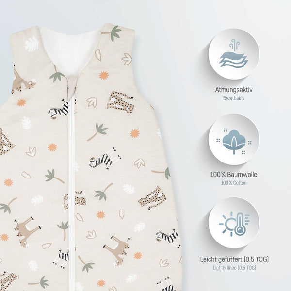 Julius Zöllner Jersey Sommerschlafsack - Savanne Beige Im Verkauf