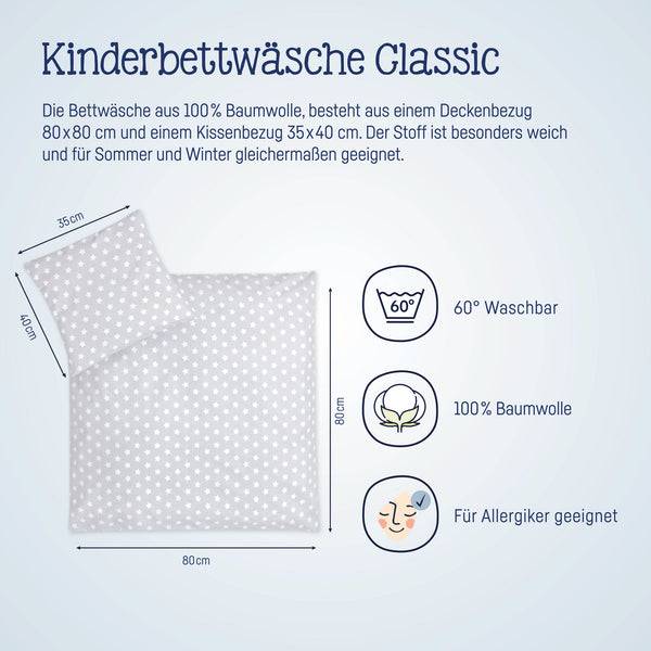 Julius Zöllner Bettwäsche Sterne Grau Günstig kaufen