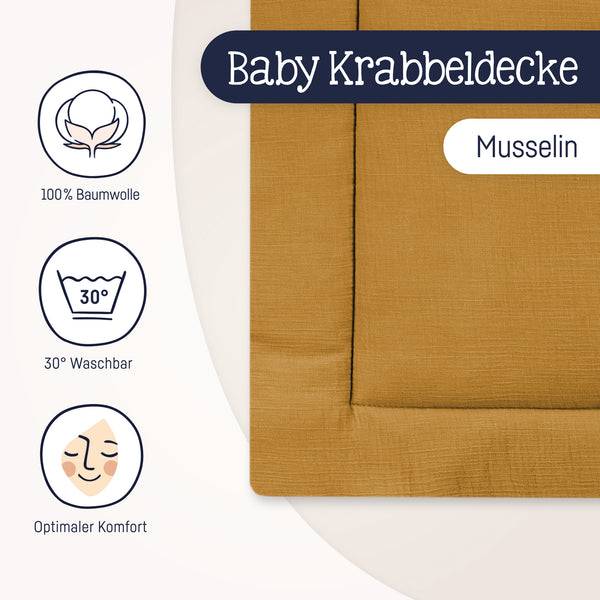 Julius Zöllner Krabbeldecke, zimt Heißer Verkauf