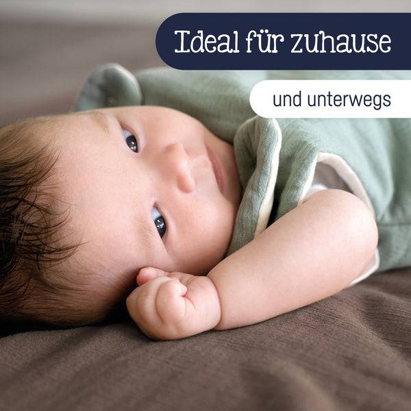 Julius Zöllner Kuscheldecke aus Baumwollmusselin, nougat Blitzangebot