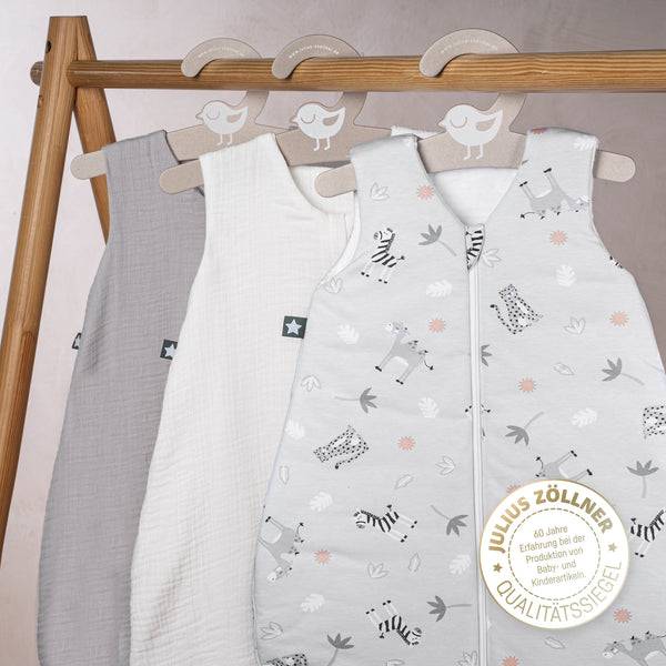 Julius Zöllner Jersey Sommerschlafsack - Savanne Grau Neuheiten