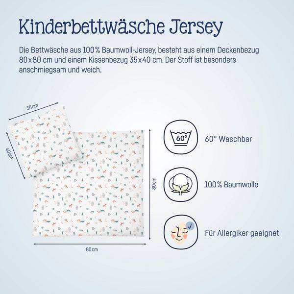 Julius Zöllner Jersey Bettwäsche Little Fox Kostenloser Versand