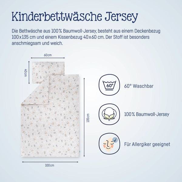 Julius Zöllner Jersey Bettwäsche Savanne Beige Fabrikpreis