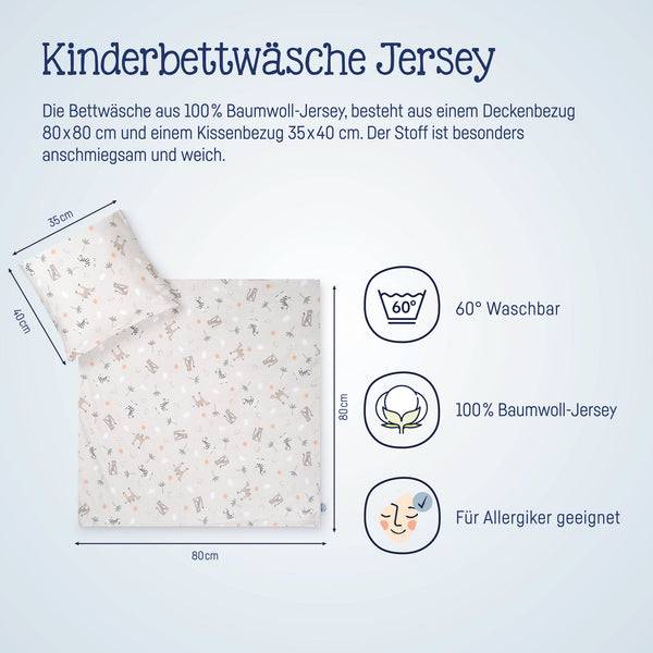Julius Zöllner Jersey Bettwäsche Savanne Beige Fabrikpreis