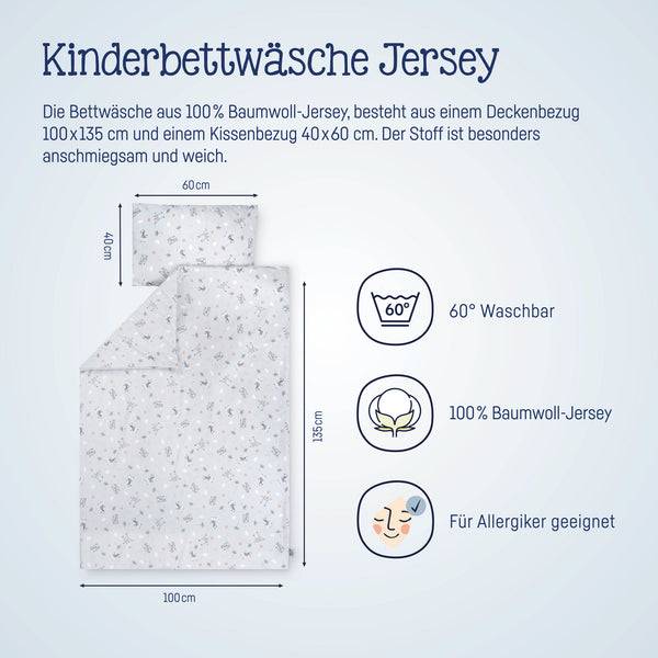 Julius Zöllner Jersey Bettwäsche Savanne Grau Sonderangebot