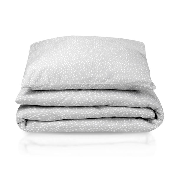 Julius Zöllner Jersey Bettwäsche Tiny Squares Grey
