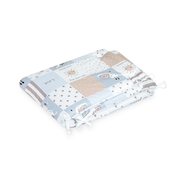 Julius Zöllner Nestchen für das Babybett, Patch Blue Weihnachtsangebot