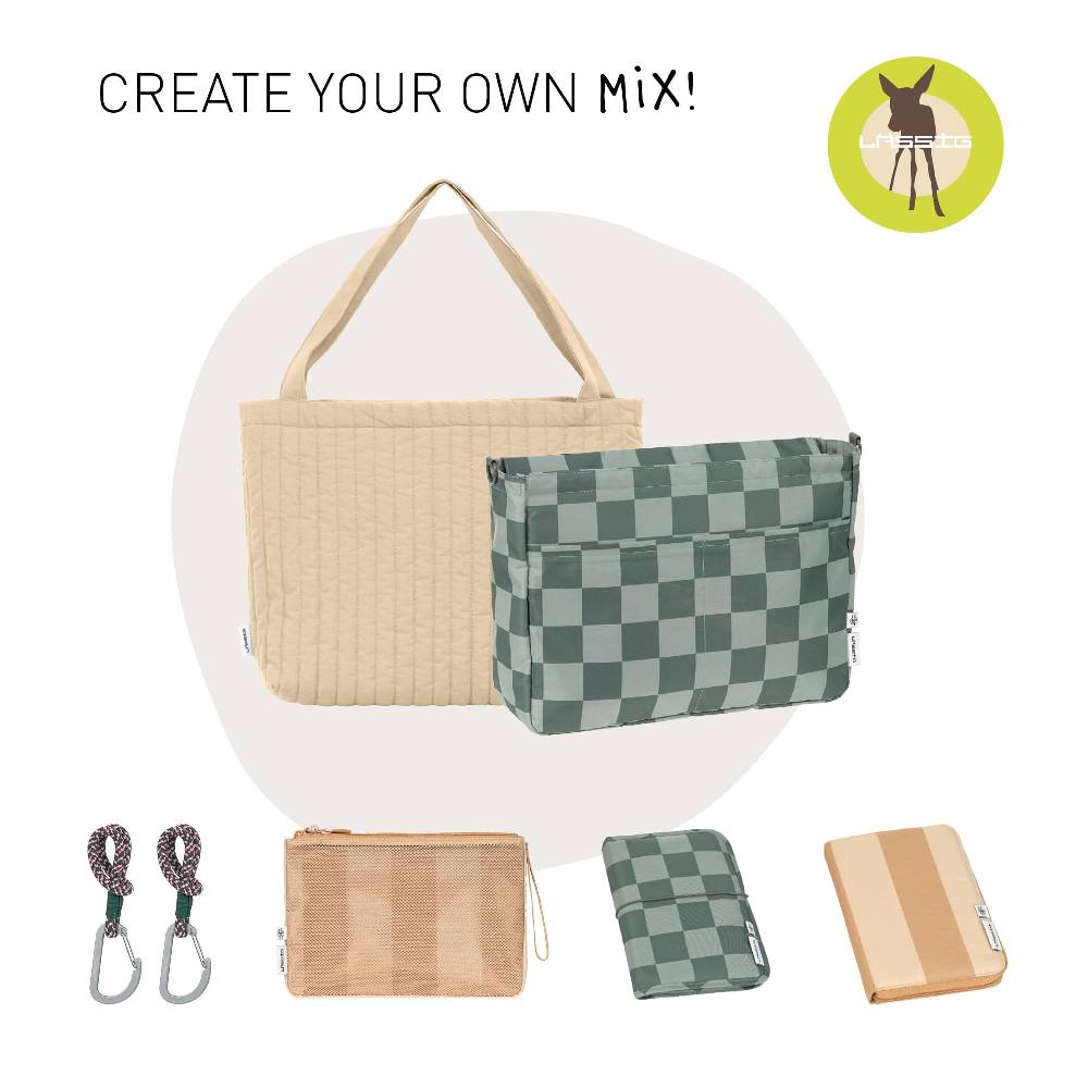 Lässig Shopper MIX - Baumwolle, Beige Sonderangebot der Fabrik