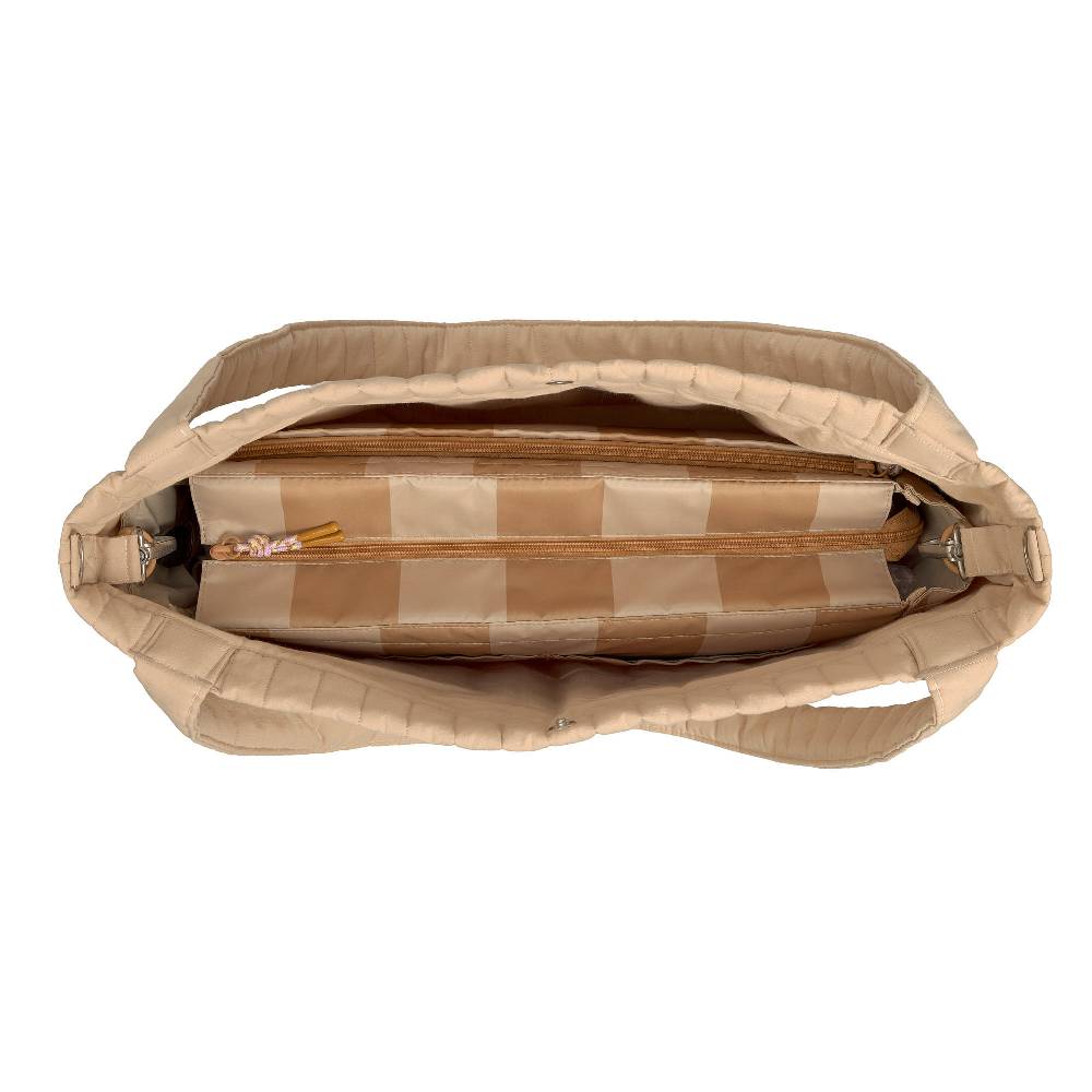Lässig Shopper MIX - Baumwolle, Beige Sonderangebot der Fabrik